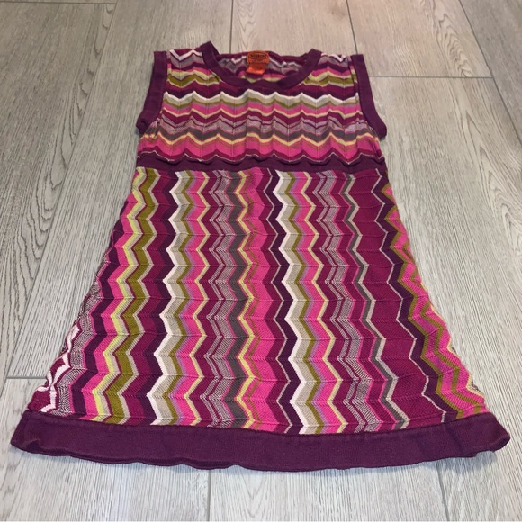 Missoni Zig Zag Chevron Dress Girls Large - Picture 1 of 8